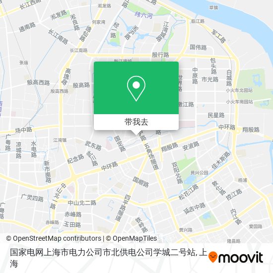 国家电网上海市电力公司市北供电公司学城二号站地图