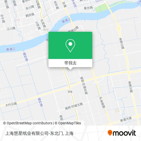 上海慧星纸业有限公司-东北门地图