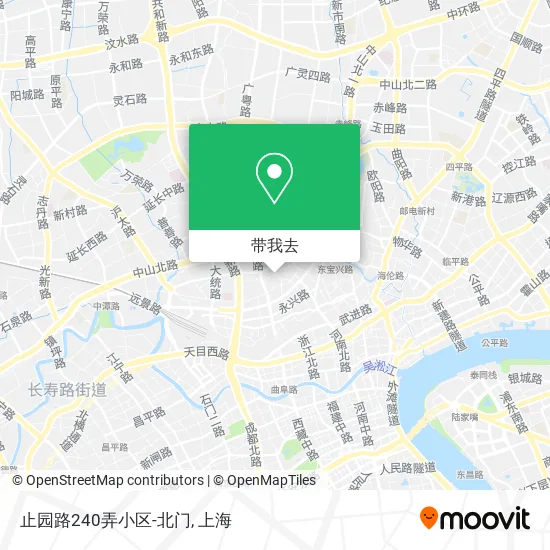 止园路240弄小区-北门地图