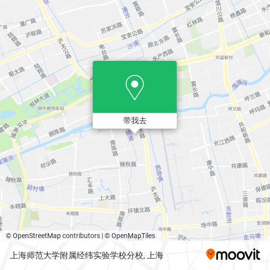 上海师范大学附属经纬实验学校分校地图