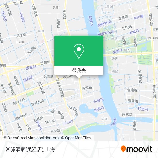 湘缘酒家(吴泾店)地图