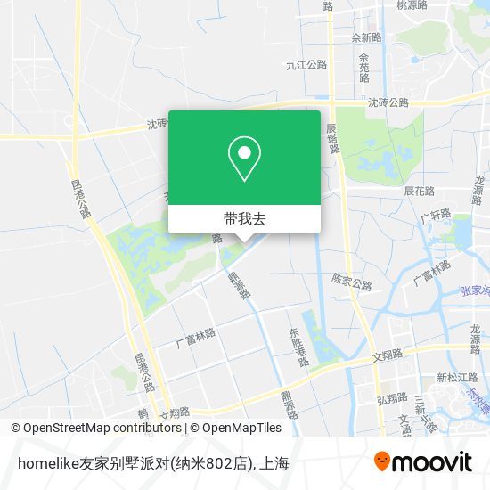 homelike友家别墅派对(纳米802店)地图