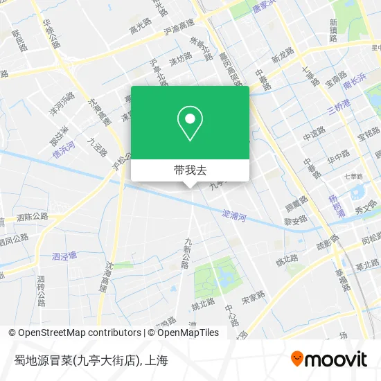 蜀地源冒菜(九亭大街店)地图
