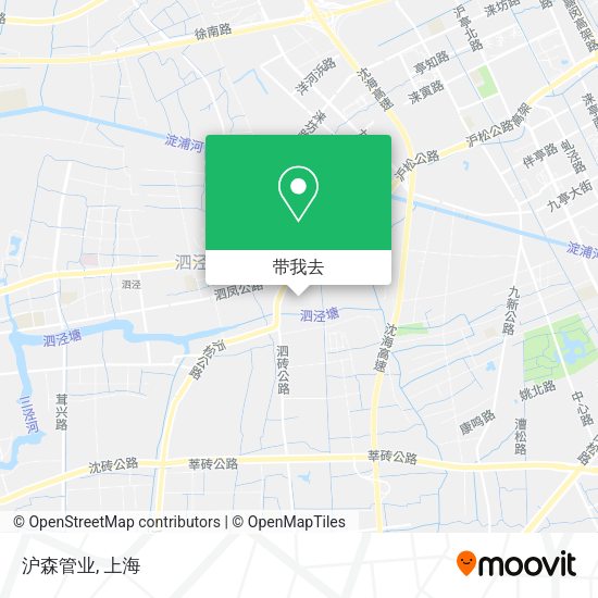 沪森管业地图