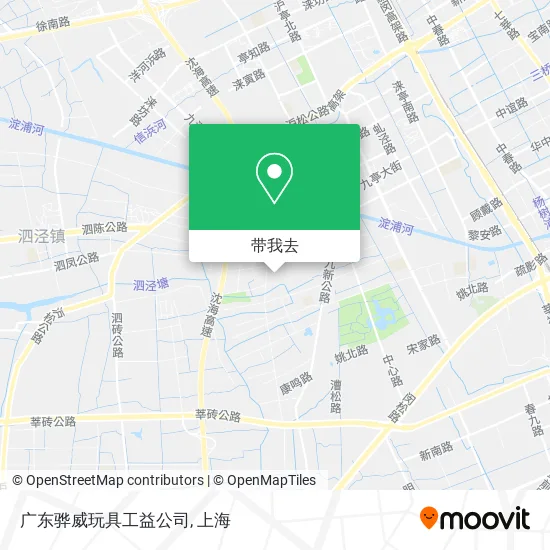 广东骅威玩具工益公司地图