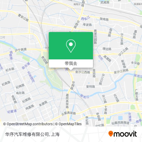 华序汽车维修有限公司地图