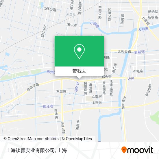 上海钛颜实业有限公司地图