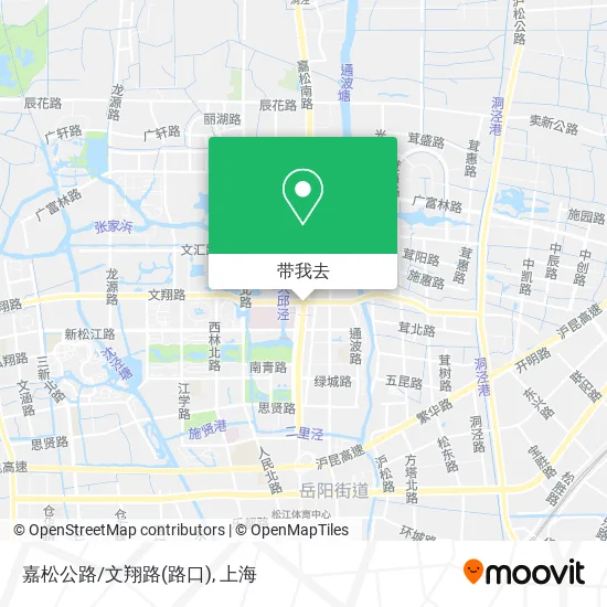 嘉松公路/文翔路(路口)地图