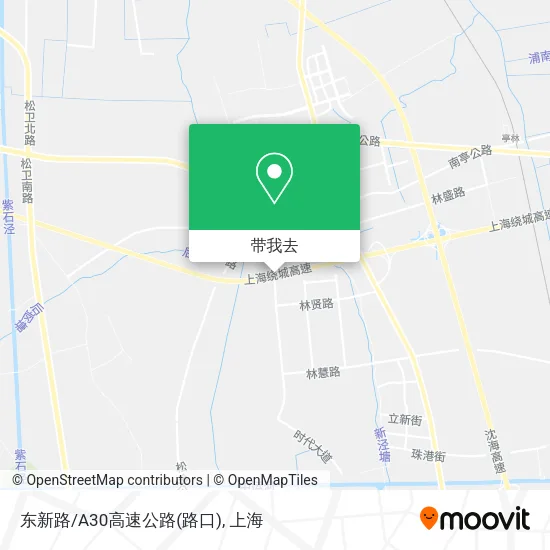 东新路/A30高速公路(路口)地图