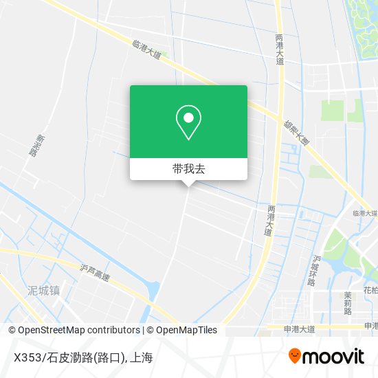 X353/石皮泐路(路口)地图