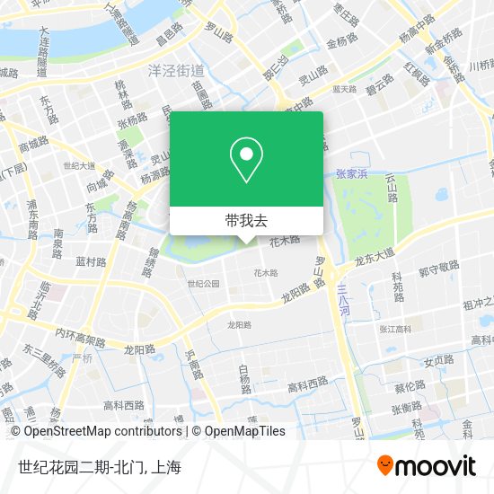 世纪花园二期-北门地图
