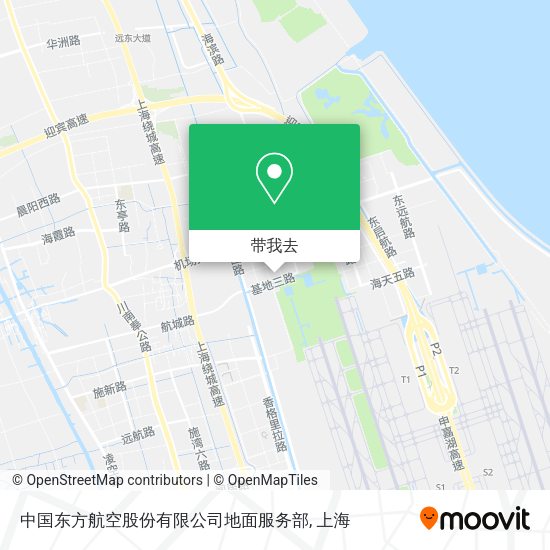 中国东方航空股份有限公司地面服务部地图