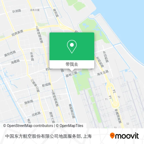 中国东方航空股份有限公司地面服务部地图