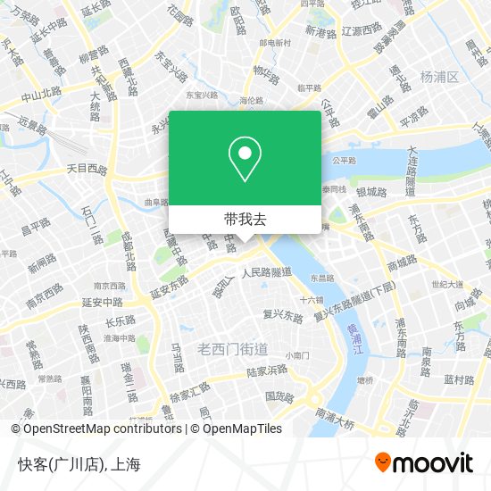 快客(广川店)地图