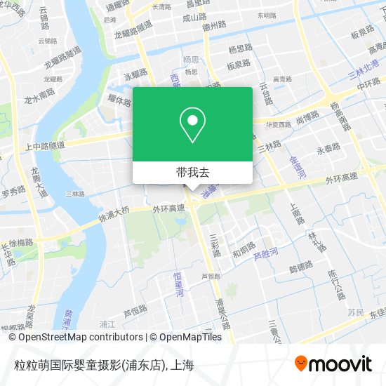 粒粒萌国际婴童摄影(浦东店)地图