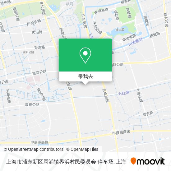 上海市浦东新区周浦镇界浜村民委员会-停车场地图