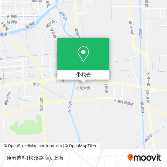 顶剪造型(松溪路店)地图