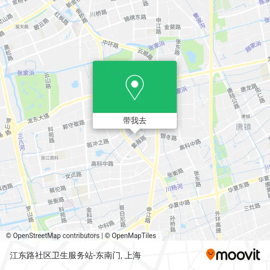 江东路社区卫生服务站-东南门地图