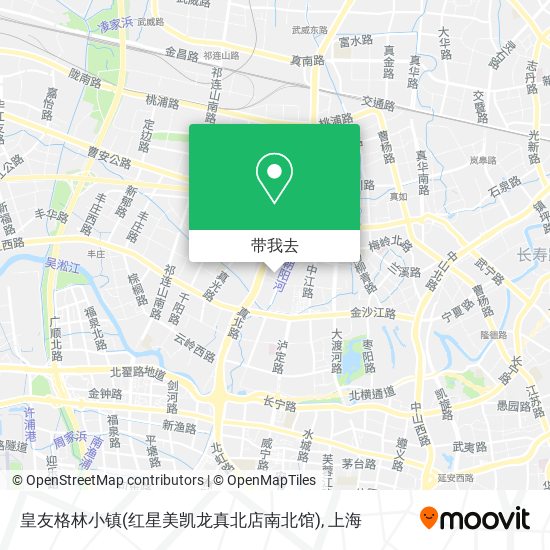 皇友格林小镇(红星美凯龙真北店南北馆)地图