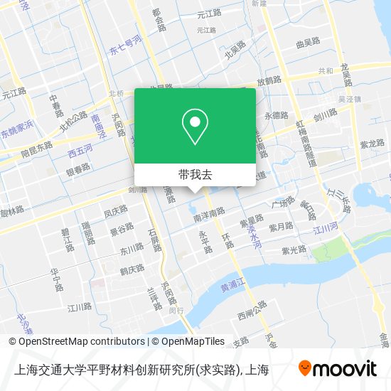 上海交通大学平野材料创新研究所(求实路)地图