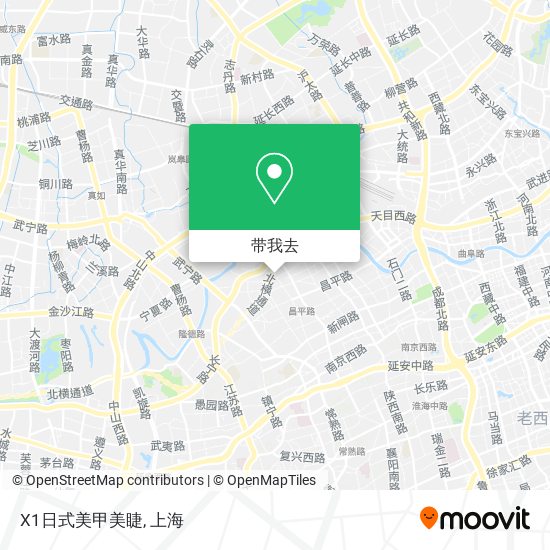 X1日式美甲美睫地图