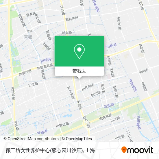 颜工坊女性养护中心(馨心园川沙店)地图