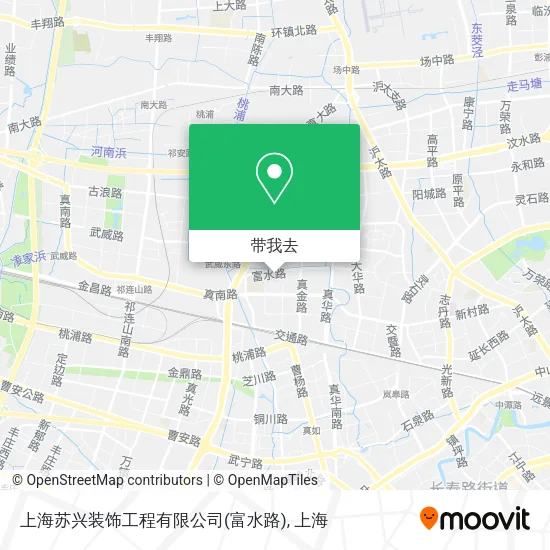 上海苏兴装饰工程有限公司(富水路)地图