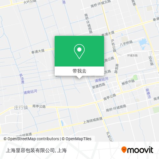 上海显容包装有限公司地图