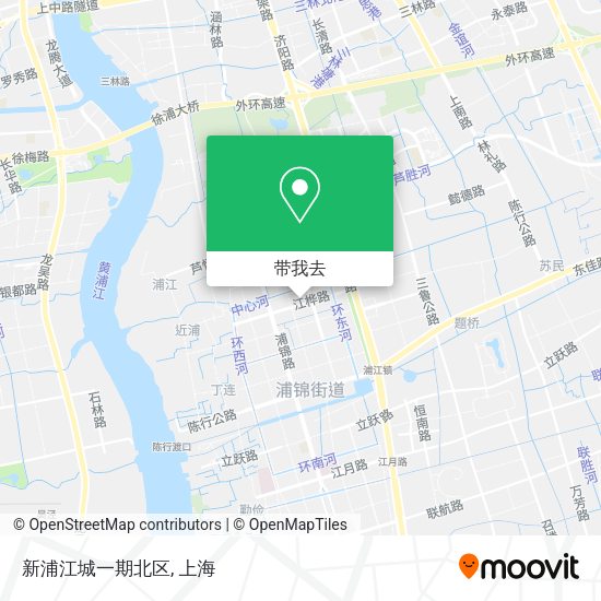 新浦江城一期北区地图