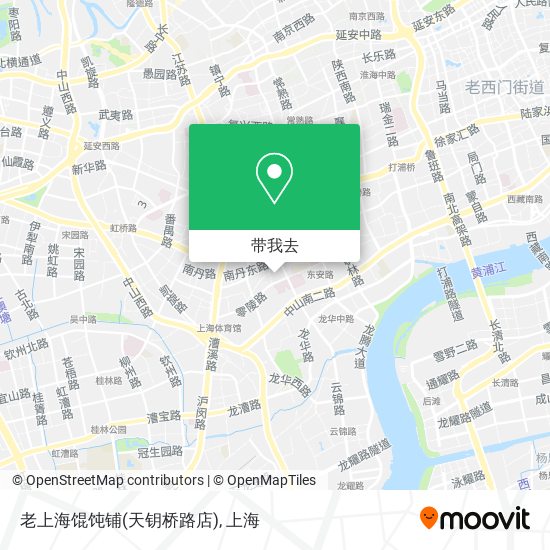 老上海馄饨铺(天钥桥路店)地图