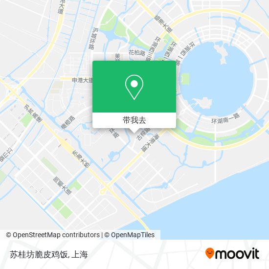 苏桂坊脆皮鸡饭地图