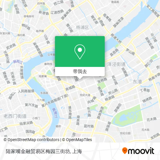 陆家嘴金融贸易区梅园三街坊地图