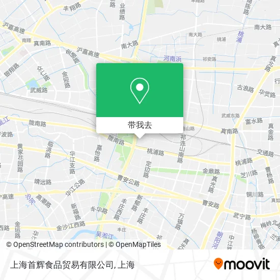 上海首辉食品贸易有限公司地图