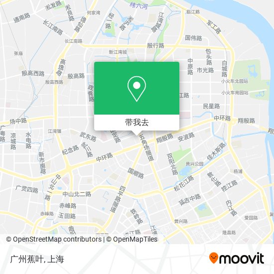 广州蕉叶地图