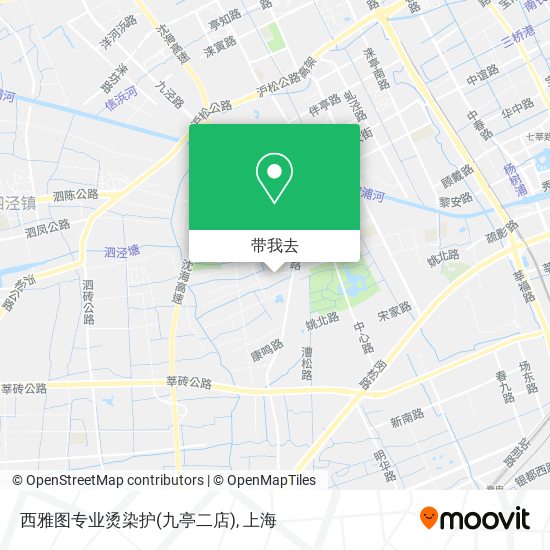 西雅图专业烫染护(九亭二店)地图