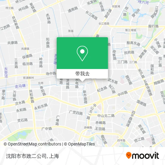 沈阳市市政二公司地图