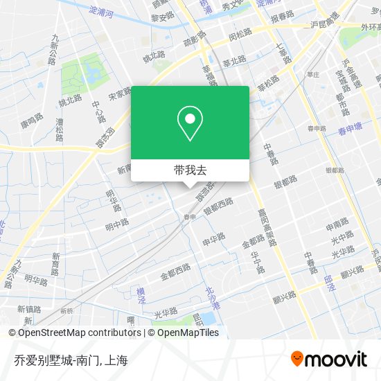 乔爱别墅城-南门地图