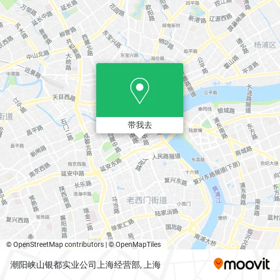 潮阳峡山银都实业公司上海经营部地图