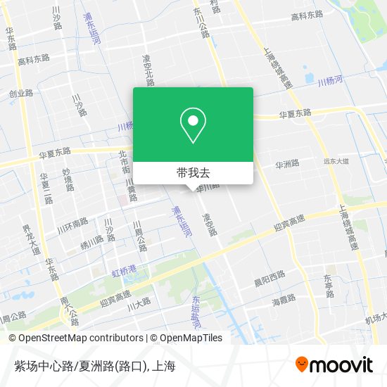 紫场中心路/夏洲路(路口)地图