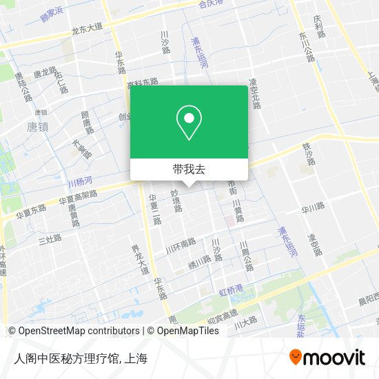人阁中医秘方理疗馆地图