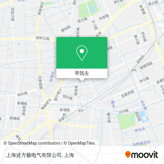 上海述方极电气有限公司地图