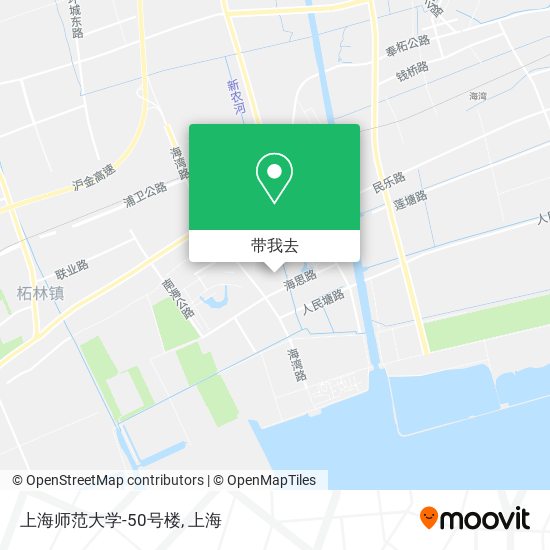 上海师范大学-50号楼地图