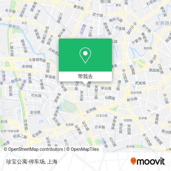 珍宝公寓-停车场地图