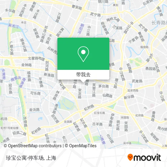 珍宝公寓-停车场地图