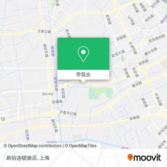 易佰连锁旅店地图