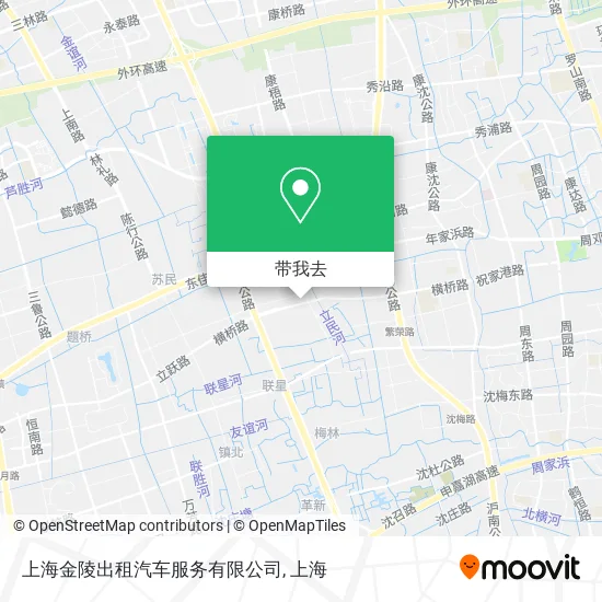 上海金陵出租汽车服务有限公司地图