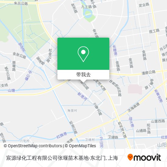 宸源绿化工程有限公司张堰苗木基地-东北门地图