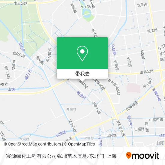宸源绿化工程有限公司张堰苗木基地-东北门地图