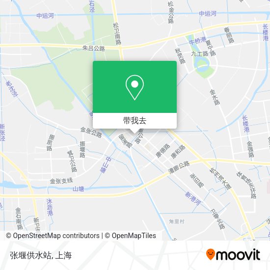 张堰供水站地图