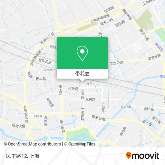民丰路12地图